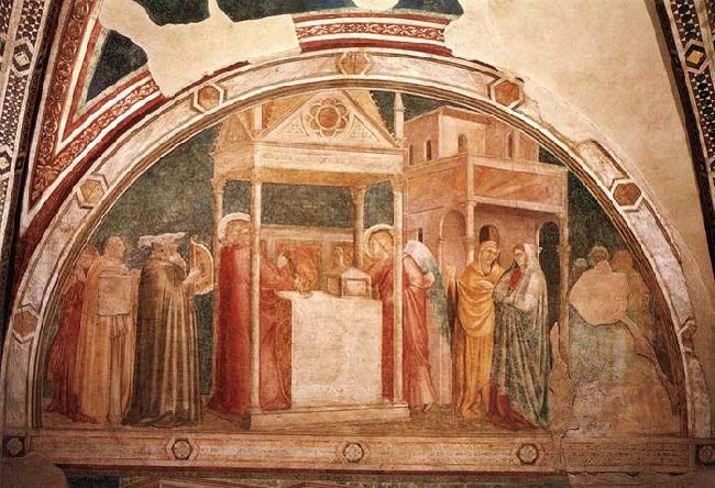 GIOTTO di Bondone Scenes from the Life of St John the Baptist oil painting picture